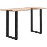  Noge za barski stol U-oblika 2 kom Crne 60 x (100-101) cm Čelik | shoptok.hr