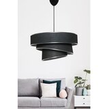 Opviq lights Crna/u srebrnoj boji viseća svjetiljka s tekstilnim sjenilom ø 40 cm Couper – | shoptok.hr