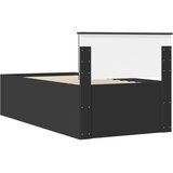  Krevet na dan s ladicama Crna 100 x 200 cm Konstruirano drvo | shoptok.hr