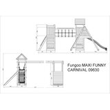 Fungoo Set MAXI FUNNY CARNIVAL - drveno dječje igralište | shoptok.hr