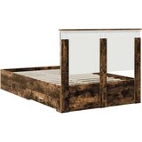  Konstrukcija postelje z vzglavjem Dimljeni oreh 120 x 190 cm, (5000104025) | Shoptok.si
