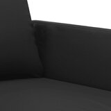  2-dijelni set sofa s jastucima crni od umjetne kože | shoptok.hr