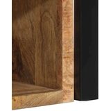 vidaXL Nočna omarica 40x35x40 cm Masivni neobdelan les Mango | Shoptok.si