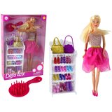  Punčka Lucy, Roza bleščeča obleka, Set čevljev | Shoptok.si