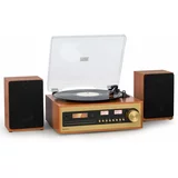 Auna Oxford SE, mini stereo sistem, DAB+/FM, funkcija BT, vinil, CD, AUX-In