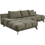 Hom`in KOTNA SEDEŽNA GARNITURA, šenilja olivno zelena | Shoptok.si