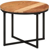  Stolić za kavu 45x45x35 cm od masivnog drva bagrema i željeza | Eponuda.com
