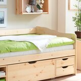 MID.YOU Postelja S Predali Marlies, Bor, Masivno, 90x200 | Shoptok.si