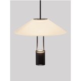 Nova Luce Mat crna LED viseća svjetiljka aluminijska sa sjenilom od akrilnog stakla ø 22 cm Anafi – | shoptok.hr