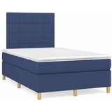  s oprugama i madracem plavi 120 x 190 cm od tkanine | shoptok.hr