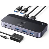 Ugreen USB 3.0 stikalo za 2 računalnika, ki si delita naprave USB C & A | Shoptok.si