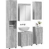  Set namještaja za kupaonicu TULUM 5 pcs Siva Sonoma | shoptok.hr