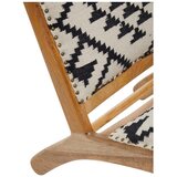 Premier Housewares Črno-bel/v naravni barvi fotelj Cefena – | Shoptok.si