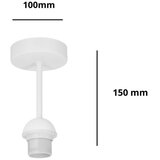 Brilagi plafonski luster party 1xE27/60W/230V prečnik 10 cm bela | Eponuda.com