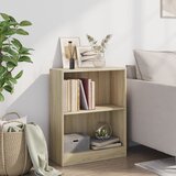  Polica za knjige hrast sonoma 60x24x76 cm konstruirano drvo | shoptok.hr