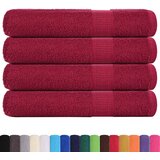  Ručnici za saunu FROGN 4 kom bordo 80x200 cm 360 g/m² | shoptok.hr