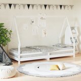 The Living Store Otroški posteljni okvir bel 90x200 cm trdna borovina - Otroški Posteljni Okvir, (21625318) | Shoptok.si
