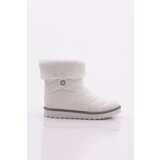 DGN 223 Women's Ankle Fur Boots White White Cene