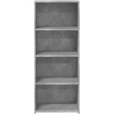  Visoka komoda siva boja betona 50x41x124 cm konstruirano drvo | Eponuda.com