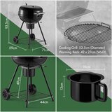 Vonhaus Prenosni žar na oglje Kettle | Shoptok.si
