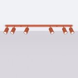 Nice Lamps Opečnato oranžna stropna svetilka 6,5x117 cm Gleam – | Shoptok.si