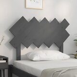  Uzglavlje za krevet sivi 104x3x80,5 cm od masivne borovine | Eponuda.com