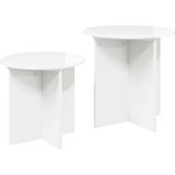  Set pomoćnih stolića s pohranom 2 pcs Konstruirano drvo | shoptok.hr