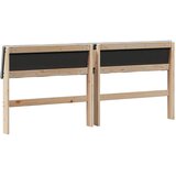  Tapecirani uzglavlje Svijetlo siva 180 cm Čvrsto borovo drvo | shoptok.hr