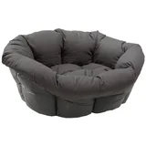 Siesta Deluxe jastuk za košaru, antracit siva (bez košare) - Größe 12: L 114 x B 83 x H 37 cm