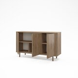Marckeric Komoda u dekoru hrasta u prirodnoj boji 138x80x40 cm Salma – | shoptok.hr