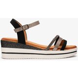 Resti Women's black wedge sandals Afocla | Eponuda.ba