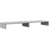 vidaXL Stalak za monitor boja betona 100x27x10 cm konstruirano drvo | shoptok.hr