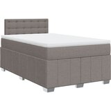 Maison Chic Box spring postelja - Vzmetna postelja z vzmetnico taupe 120x190 cm blago SL24495, (21879376) | Shoptok.si