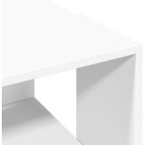  Stolić za kavu bijeli 89,5x48x30 cm od konstruiranog drva | shoptok.hr