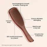 Tangle Teezer Ultimate Detangler Chrome Chocolate Bronze ravna krtača za vse tipe las 1 kos | Shoptok.si