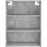  Visoka komoda siva betona 69 5x34x180 cm od konstruiranog drva | shoptok.hr