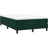  Okvir za krevet s oprugom tamnozeleni 120x200 cm baršunasti | shoptok.hr