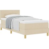  Posteljna vzmetnica z vzmetnico krem 80x200 cm tkanina, (22083271) | Shoptok.si