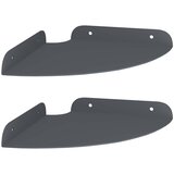  Lebdeća polica s policom 2 pcs Antracit 18 x 18 x 2 cm | Eponuda.com