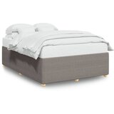 Maison Chic Posteljni okvir - Dvoposteljna postelja - Zakonska postelja brez vzmetnice taupe 140x200 cm blago-J12649, (21774797) | Shoptok.si