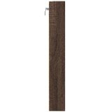  Vitrina boja smeđeg hrasta 80x8,5x58 cm od konstruiranog drva | shoptok.hr