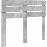  Uzglavlje s uzglavljem Betonski sivi 135 cm Konstruirano drvo | shoptok.hr