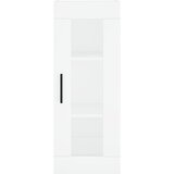  Visoka komoda bijeli 34,5x34x180 cm od konstruiranog drva | shoptok.hr