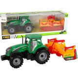 Green Tractor with Orange Cultivator for Kids | shoptok.hr