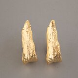  Skulpturalne polukarike, pozlata 14 k | shoptok.hr