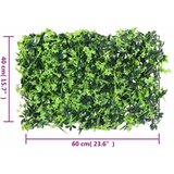  Ograda od umjetnog lišća 6 kom zelena 40 x 60 cm | shoptok.hr