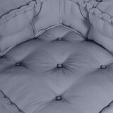  4-sjedalni modularni pouf sofa konvertibilna siva tkanina | shoptok.hr