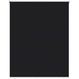 vidaXL Rolo zavjesa za vanjsku uporabu s UV zaštitom Crna Poliester - Crna 180 x 230 cm | shoptok.hr