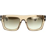 Tom Ford Fausto FT0711 47Q ONE SIZE (53) Rjava/Siva | Shoptok.si