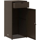  Vrtni ormarić za pohranu smeđi 55x55x111 cm od poliratana | Eponuda.ba